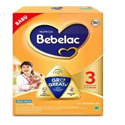 SUSU BEBELAC 3 RASA VANILLA 400G