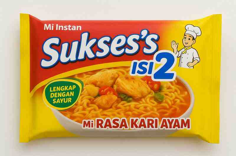 SUSKSES ISI 2 KARI AYAM 129G