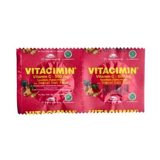 VITACIMIN FRUIT 500 MG