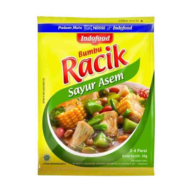 INDOFOOD BUMBU RACIK SAYUR ASEM PCK 33g