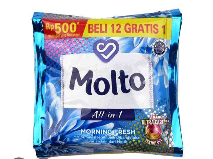 MOLTO PELEMBUT&PEWANGI PKN MORNING FRESH BLUE SCT
