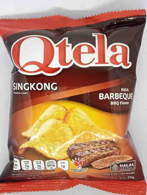 QTELA KERIPIK SINGKONG BARBEQUE PCK 60g