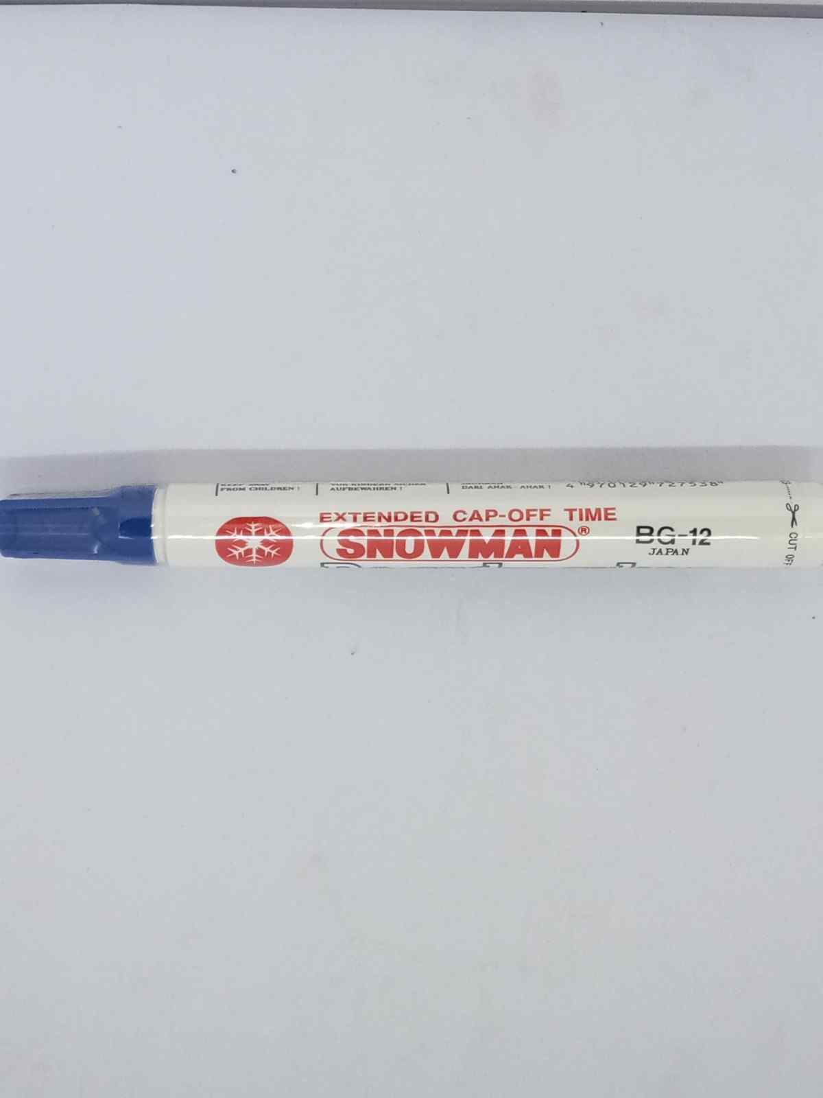 SNOWMAN SPIDOL BLUE WHITE BOARD MARKER