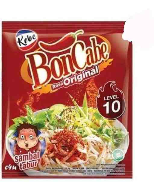 KOBE BON CABE SAMBAL TABUR LEVEL 10 RCG 24x6/5.5g